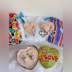 New With Tags Brighton Earrings Sets: Blaire Heart, Cape Star & Toledo (3 sets)